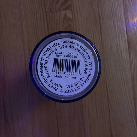 Dunkin' Donuts 2013 Coffee Travel Tumbler 16oz Dishwasher Safe Top Rack - Picture 6 of 6